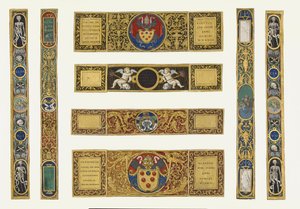 Marlay Cutting Italian 33: Eight Strips of Border Taken from a Missal of Pope Clement VII by Vincent Raymond